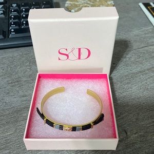 Beaded Bangle w/ Feather Detail New Stella & Dot